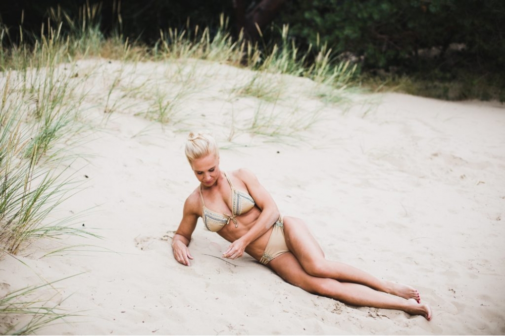 bikini fotoshoot zandverstuiving Harderwijk